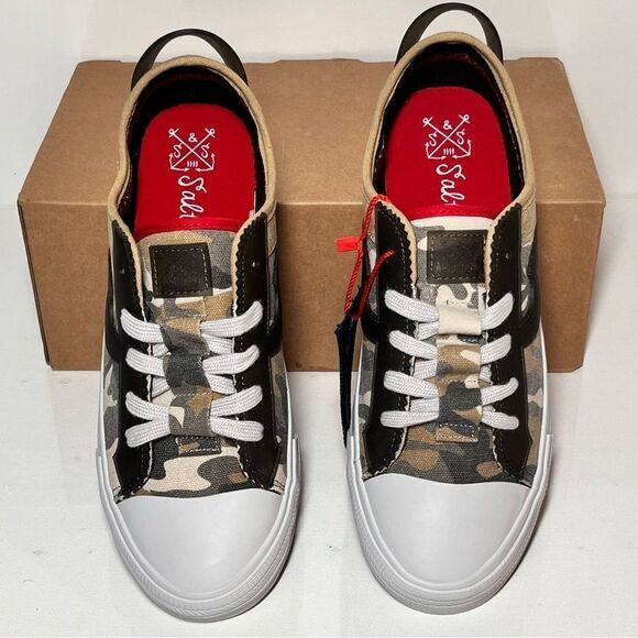 SALT&SEAS Low Top Lace Up Comfortable Canvas Fashion Sneakers - Picture 5 of 8